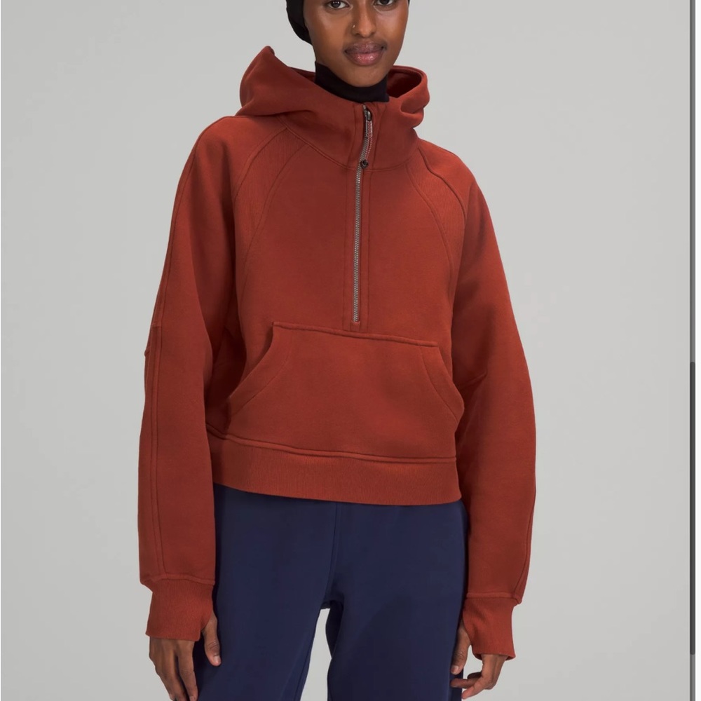 Gently worn Lululemon scuba half zip